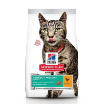 Hill's Science Plan Perfect Weight Adult Cat Food with Chicken, 2.5kg