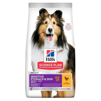 Hill's Science Plan Sensitive Stomach And Skin Medium Adult Dry Dog Food, 14kg