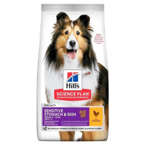 Hill's Science Plan Sensitive Stomach And Skin Medium Adult Dry Dog Food, 14kg