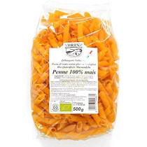 Iris Organic 100 Percentage Corn Pasta Penne, 500 G
