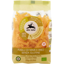 Alce Nero Organic Gluten Free Nutritious Fusilli, 250 G