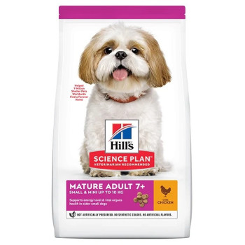 Hill's Science Plan Small And Mini Mature Chicken Adult 7+ Dry Dog Food, 3kg