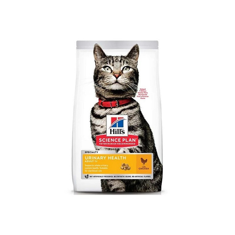 Hill's Science Plan Urinary Health Adult Cat Food with Chicken 3kg