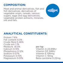 Hill's Science Plan Adult Wet Cat Food Ocean Fish Pouches, 12 pack x 85g Each