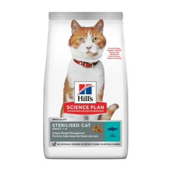 Hill's Science Plan Sterilised Young Adult Cat Food with Tuna, 1.5kg