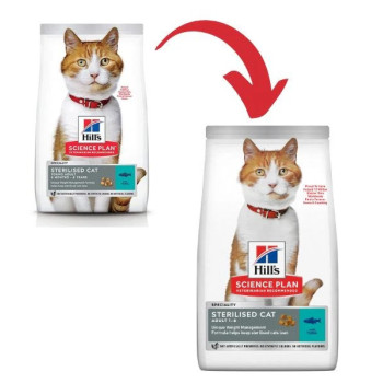 Hill's Science Plan Sterilised Young Adult Cat Food with Tuna, 1.5kg