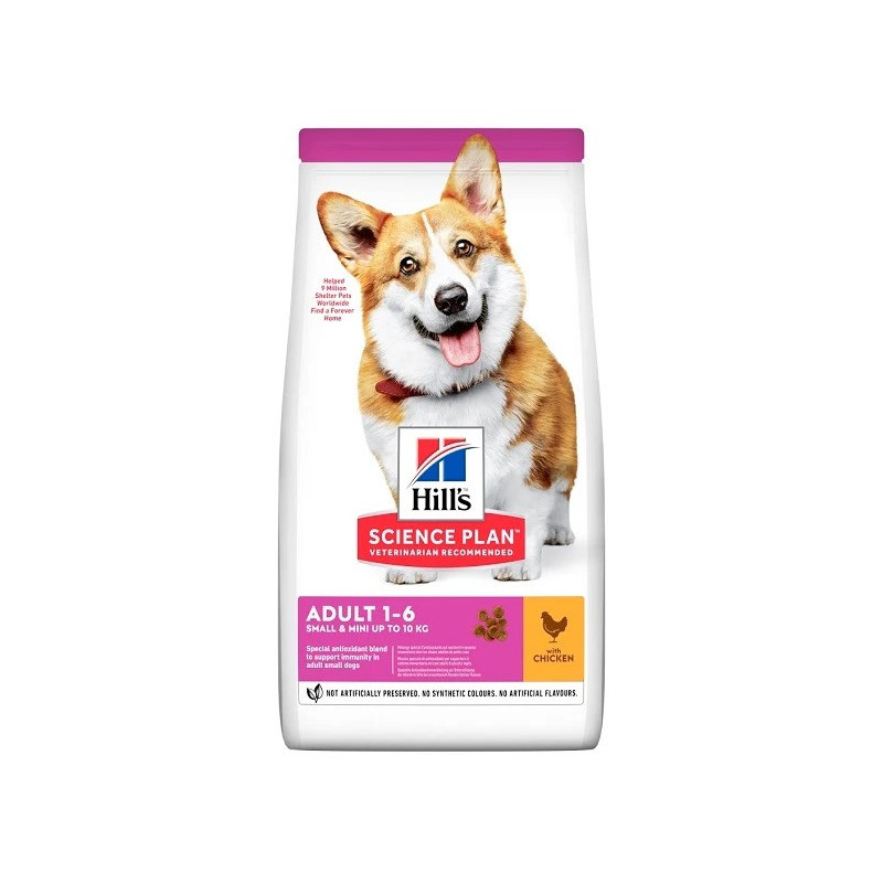 Hill's Science Plan Small And Mini Adult Chicken Dry Dog Food, 3kg
