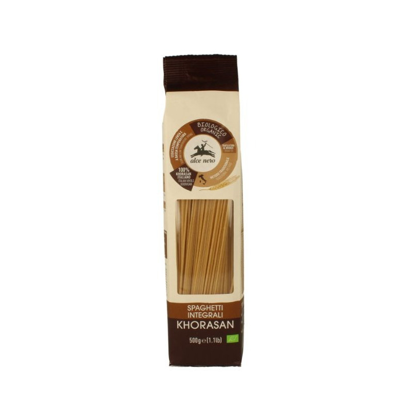 Alce Nero Organic Whole Khorasan Spaghetti, 500 Gram