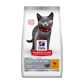Hill's Science Plan Sterilised Cat Kitten Dry Food, 1.5kg