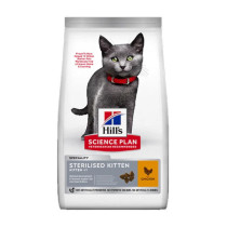 Hill's Science Plan Sterilised Cat Kitten Dry Food, 1.5kg