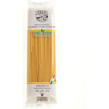 Iris Organic Durum Wheat Pasta, Spaghetti, 500 Gram