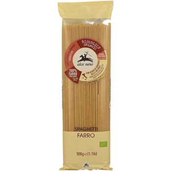 Alce Nero Organic Spelt, Spaghetti Farro, 500 Gram