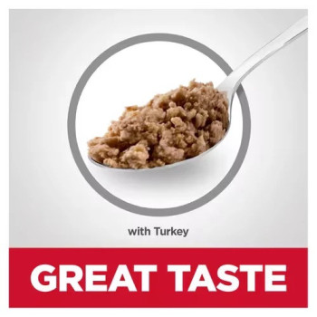 Hill's Science Plan Adult with Turkey Wet Dog Food, 10 pcs x 370g Each