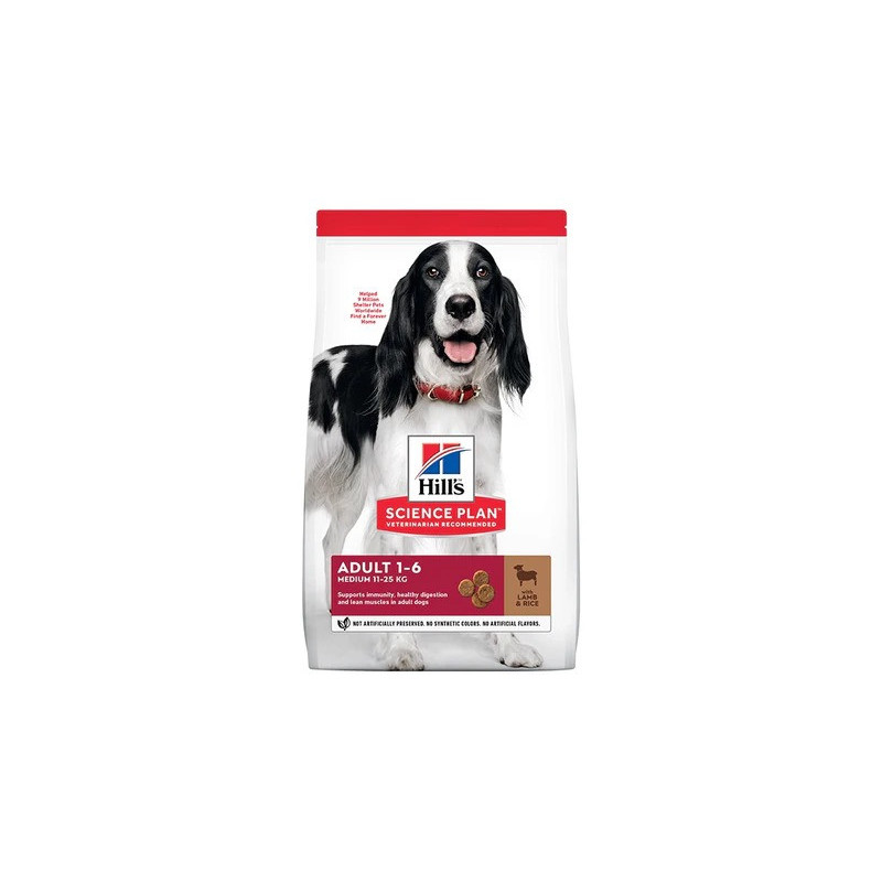 Hill's Science Plan Medium Adult with Lamb And Rice, 14kg
