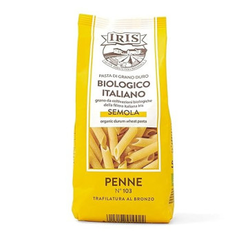 Iris Organic Durum Wheat Pasta Penne, Nutritious, 500 Gram