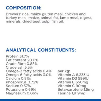 Hill's Science Plan Adult Cat Lamb Dry Food, 3kg