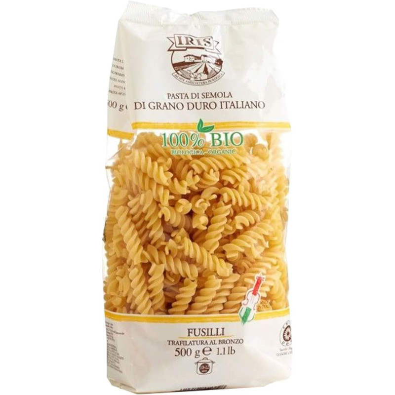 Iris Organic Durum Wheat Pasta Fusilli, Nutritious, 500 Gram