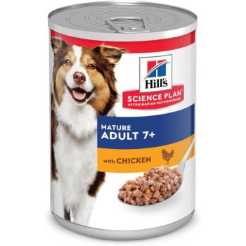 Hill's Science Plan Mature Adult 7+ With Chicken Wet Dog Food, 10 pack , 370g Each
