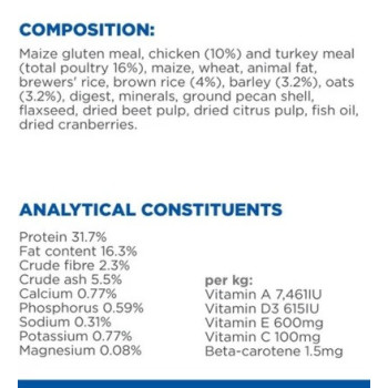 Hill's Science Plan Perfect Digestion Chicken And Brown Rice Cat Dry Food 1.5kg
