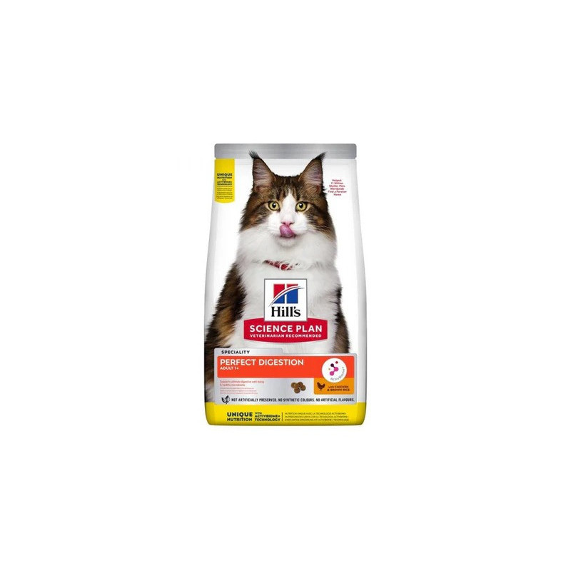 Hill's Science Plan Perfect Digestion Chicken And Brown Rice Cat Dry Food, 3kg