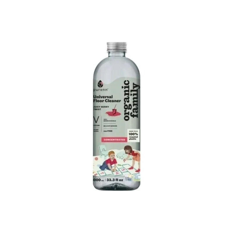 Organic Universal Floor Cleaner, Lime Apple, 1 Litre