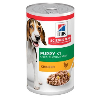 Hill's Science Plan Savoury Chicken Wet Puppy Food, 10 pcs, 370g Each