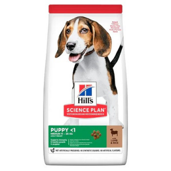Hill's Science Plan Medium Puppy Food With Lamb And Rice, 2.5kg