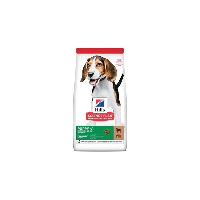 Hill's Science Plan Medium Puppy Food With Lamb And Rice, 2.5kg