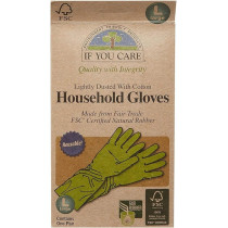 If You Care Organic Household Gloves, Reusable, Large