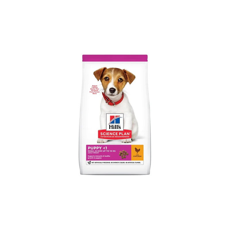Hill's Science Plan Small And Mini Puppy Dry Food With Chicken, 6kg