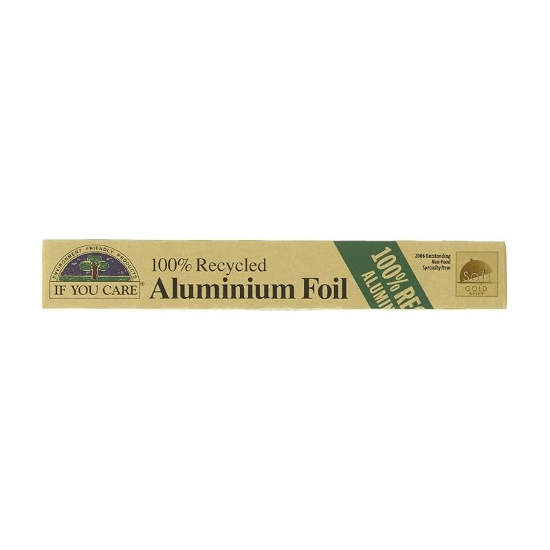 If You Care Organic Recycled Aluminum Foil, 10 M