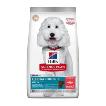 Hill's Science Plan Hypoallergenic With Salmon Medium Breed Adult Dry Dog Food, 2.5kg