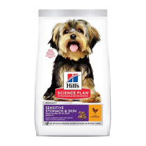 Hill's Science Plan Sensitive Stomach And Skin Small And Mini Adult Dog Food With Chicken, 1.5kg