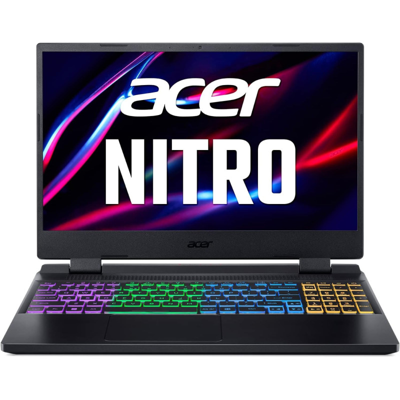 Acer Nitro5 Gaming Laptop 12Th Gen Intel Core I5-12500H 12 Cores Upto 4.50GHz, 8GB DDR4 RAM, 512GB Sed SSD, 4GB Nvidia GeForce RTX 3050 Graphics, 15.6 Inch FHD IPS 144Hz Display, Windows 11 Home, Black