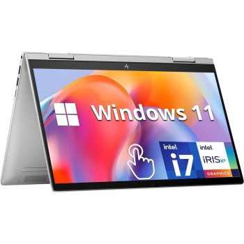 Hp Envy X360 14-ES0033DX 2 In 1 Laptop, Intel Core i7-1355U,16GB DDR4 RAM, 1TB SSD 14 Inch FHD IPS Touch Display, Intel Iris Xe Graphics, Windows 11, English Keyboard, Silver