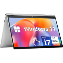 Hp Envy X360 14-ES0033DX 2 In 1 Laptop, Intel Core i7-1355U,16GB DDR4 RAM, 1TB SSD 14 Inch FHD IPS Touch Display, Intel Iris Xe Graphics, Windows 11, English Keyboard, Silver
