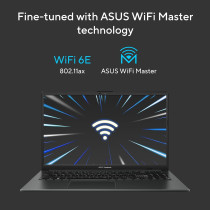 Asus Vivobook Go 15 E1504GA-NJ084W, Slim Laptop, I3-N305 8GB, 256G UFS 2.1 SSD, Intel Uma, Windows 11 Home, 15.6-Inch, HD Webcam, Chiclet-Eng-Arb-Kb, Silver