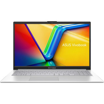 Asus Vivobook Go 15 E1504GA-NJ084W, Slim Laptop, I3-N305 8GB, 256G UFS 2.1 SSD, Intel Uma, Windows 11 Home, 15.6-Inch, HD Webcam, Chiclet-Eng-Arb-Kb, Silver