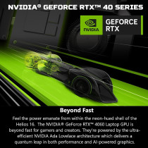 Acer Predator Helios 16 Gaming Laptop, 13Th Gen Intel Core i7-13700HX, Nvidia GeForce RTX 4060, 16 Inch 2560 x 1600 165Hz G-Sync Display, 16GB DDR5, 1TB Gen 4 SSD, Killer Wi-Fi 6E, PH16-71-74UU, Black
