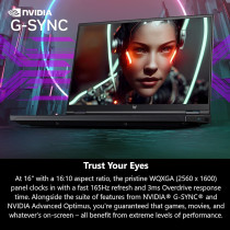 Acer Predator Helios 16 Gaming Laptop, 13Th Gen Intel Core i7-13700HX, Nvidia GeForce RTX 4060, 16 Inch 2560 x 1600 165Hz G-Sync Display, 16GB DDR5, 1TB Gen 4 SSD, Killer Wi-Fi 6E, PH16-71-74UU, Black