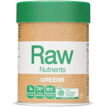 Amazonia Organic Raw Prebiotic Greens, 120G