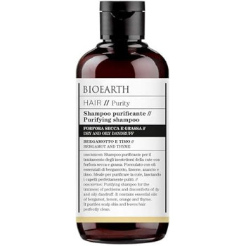 Bioearth Organic Purifying Shampoo With Soothing And Purifying Effect, 250Ml