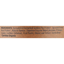 Amazonia Organic Raw Pea/Rice Protein Isolate, Vanilla, 1Kg