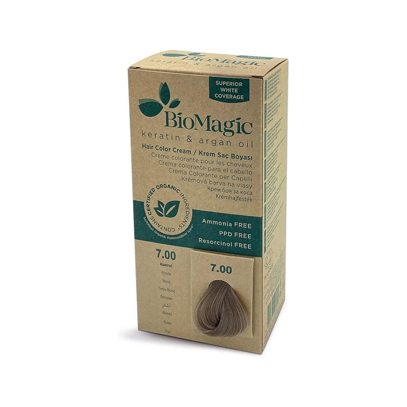 Biomagic Hair Colour Cream 7/00 Blonde, 60Ml