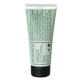 Bioearth Organic Face Mask Purifying Green Tea, 100Ml