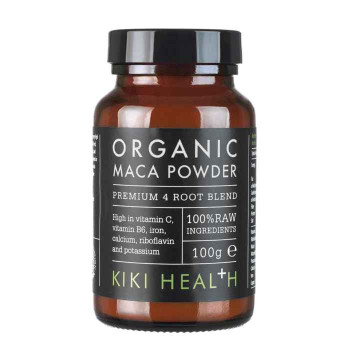 Kiki Health Organic Maca Powder Premium 4 Root Blend, 100G