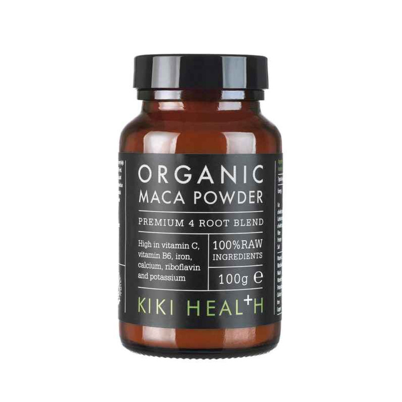 Kiki Health Organic Maca Powder Premium 4 Root Blend, 100G