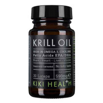 Kiki Health Brain, Heart, Liver, Vision Krill Oil, 30 Capsules