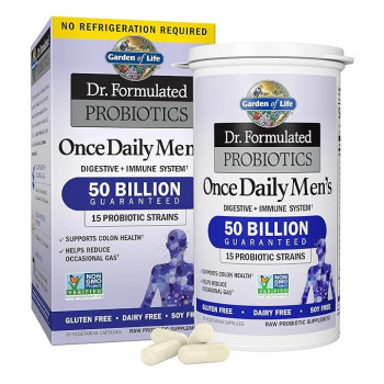 Garden Of Life Organic Dr Formulated Probiotics 1 Daily Men 30 Vegetarian Capsules