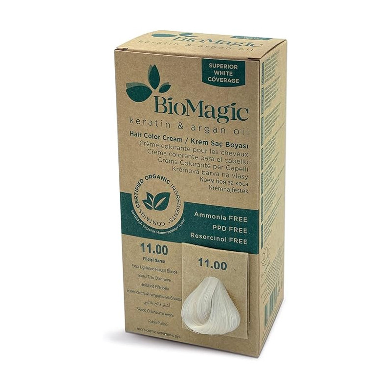 Bio Magic Hair Color Cream 11/00 Extra Light Natural Blonde, 60Ml